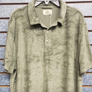 Marine Layer Men Thyme Arcadia Polo Short Sleeve